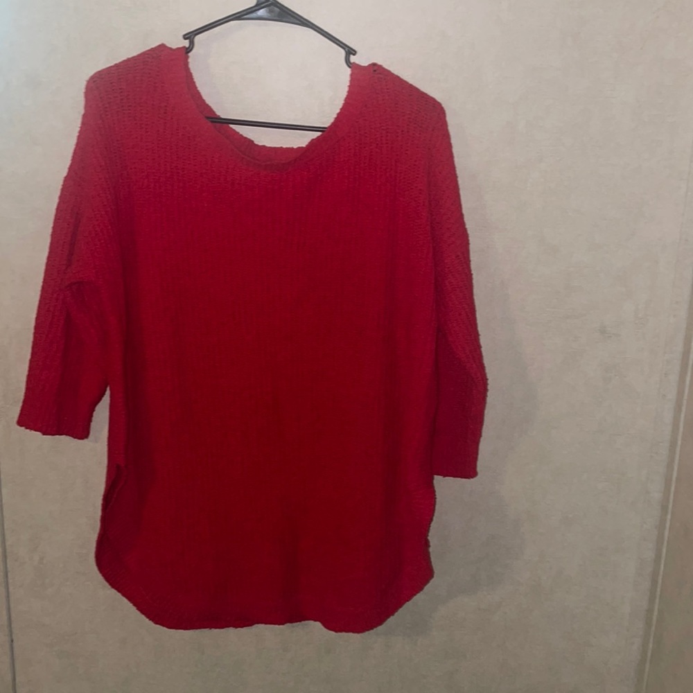 Red sweater